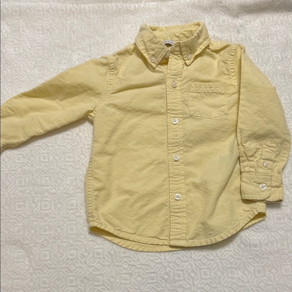 Janie and Jack Other - Kids Button-Down Shirt - Yellow